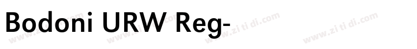 Bodoni URW Reg字体转换 Bodoni URW Reg字体转换